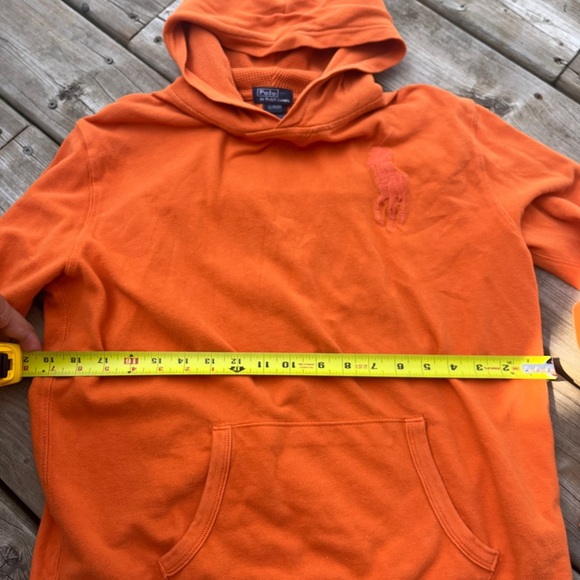 Polo by Ralph Lauren Men's Vibrant Orange Hoodie - Picture 1 of 11